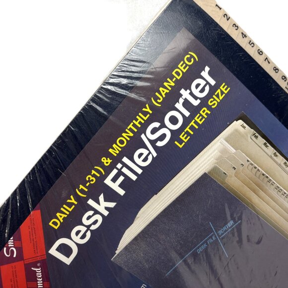 Smead Desk File Sorter Daily (1-31) + Monthly (Jan-Dec) Letter Size  #89235 NWT - Picture 4 of 8